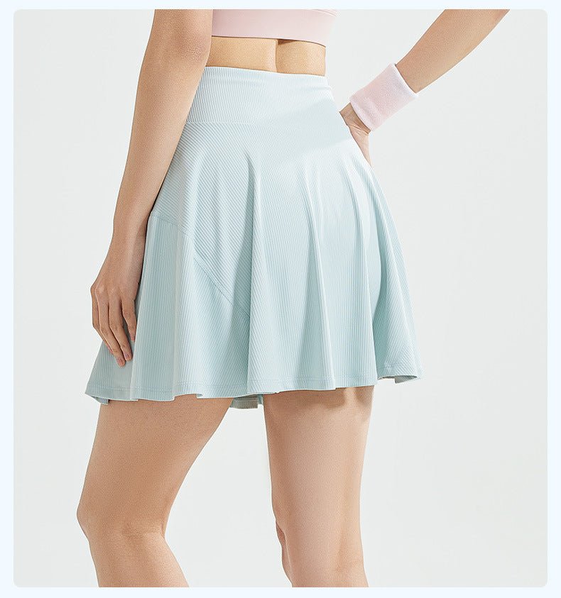 2 - in - 1 High - Waist Tennis Skirt | Breathable & Anti - Chafing Sports Skirt – Ceecile - Women's Activewear by Ceecile